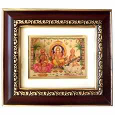 Vinayagar Lakshmi Saraswathi God Photo Frame
